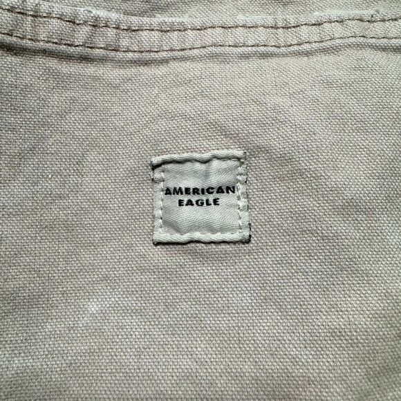 American Eagle Carpenter Pant Light Pink Jeans Painter Mens sz 33x30 Women sz 16 - Picture 15 of 16